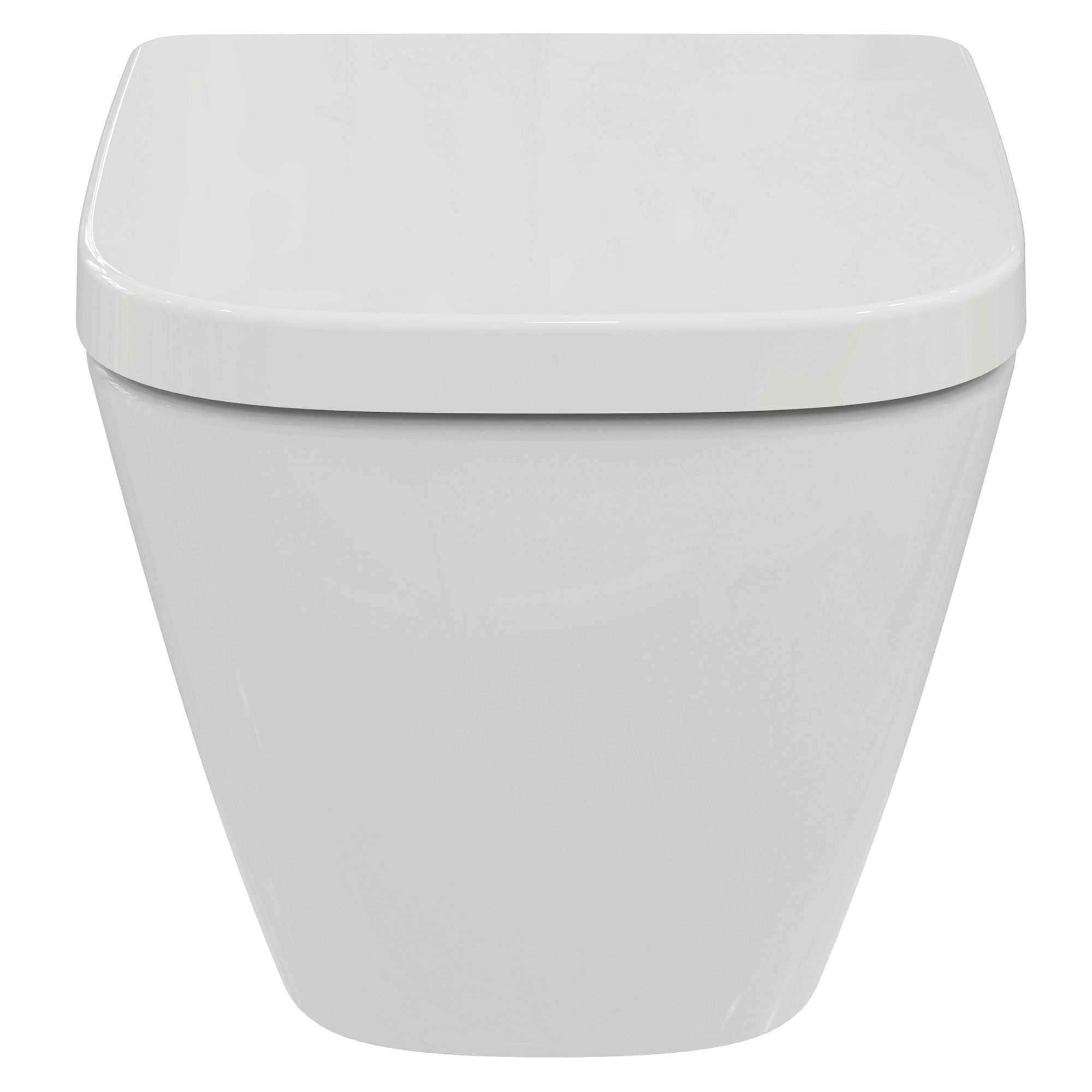 Ideal Standard i.life S White Standard Wall hung Square Toilet with Soft close seat & Concealed cistern