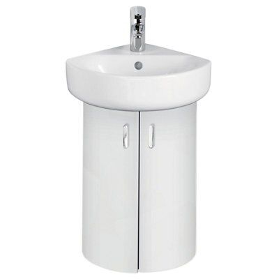 Ideal Standard Imagine Compact Gloss White Vanity Unit & Basin Set (W ...