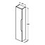 Ideal Standard Imagine Tall Gloss Grey Cabinet (H)162cm (W)35cm
