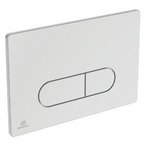 Ideal Standard Oleas P1 Dual Wall-mounted Flushing plate (H)154mm (W)234mm