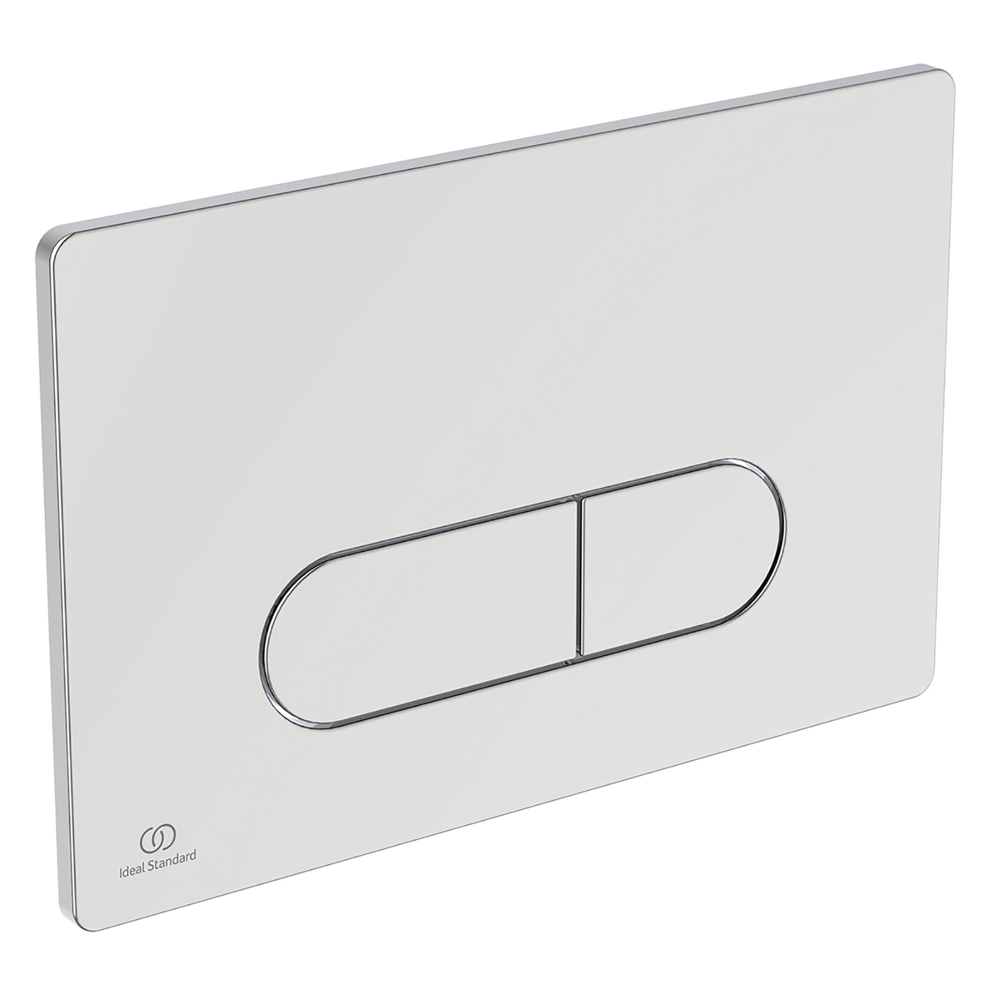 Ideal Standard Oleas P1 Wall-mounted Chrome effect Dual Flushing plate (H)154mm (W)234mm