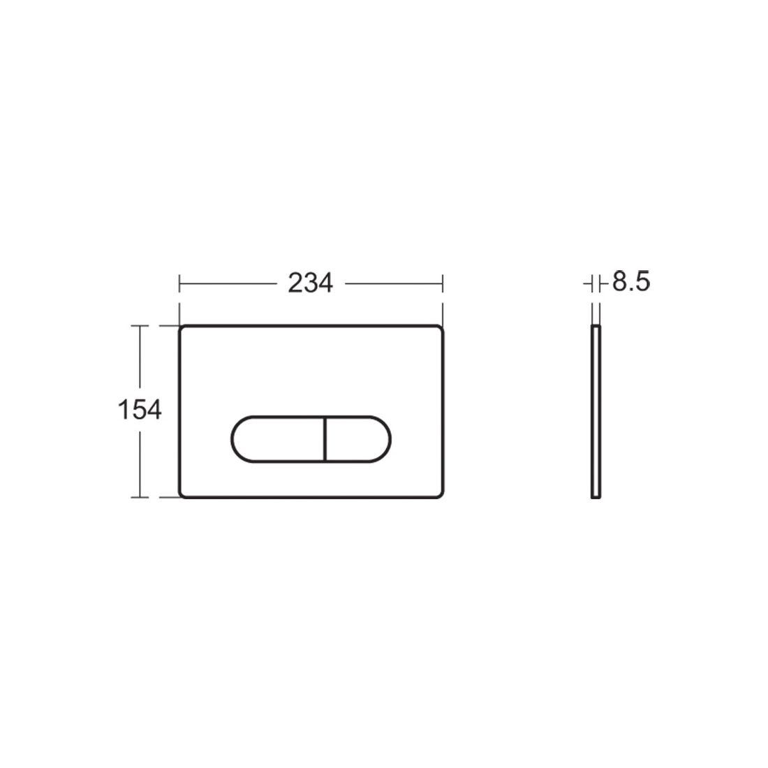 Ideal Standard ProSys Chrome Concealed Wall-mounted Water-saving Toilet Cistern frame set (H)135cm - 3