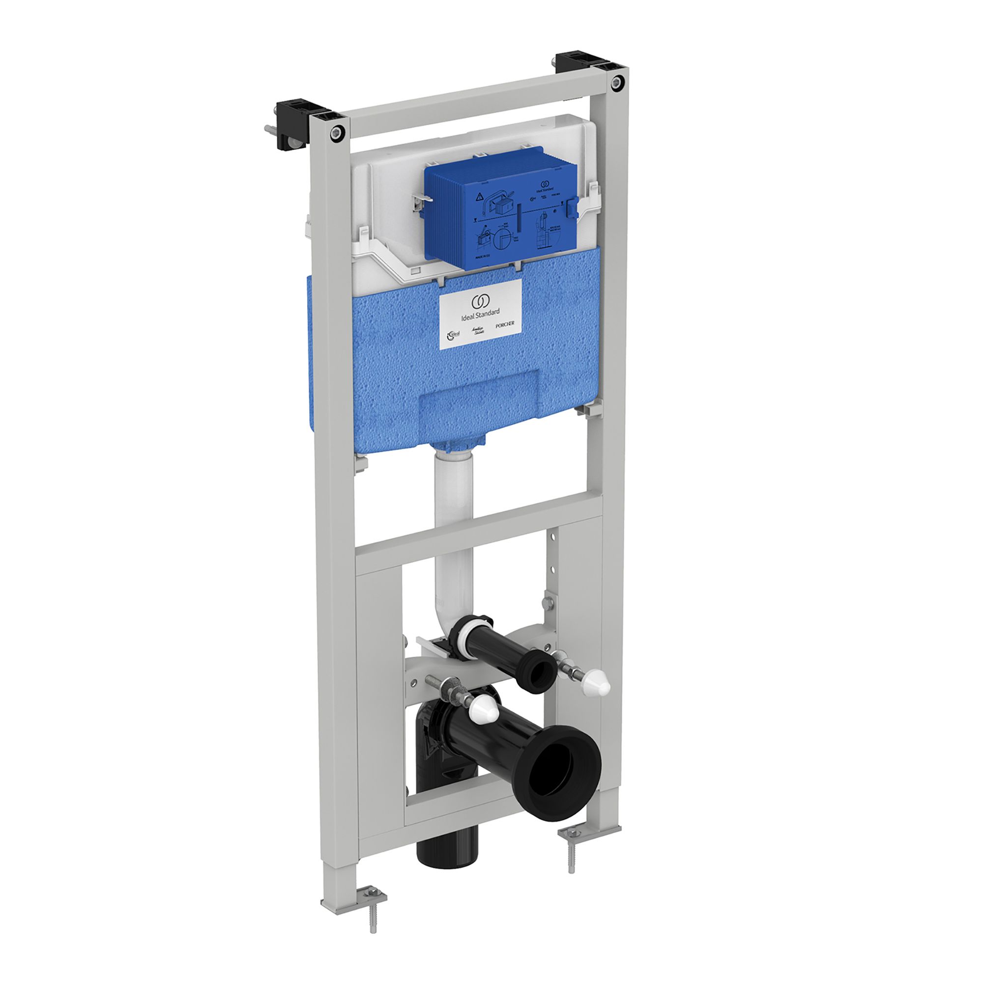 Ideal Standard ProSys Chrome effect Concealed Wall & floor mounted ...