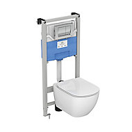 Ideal Standard ProSys Chrome Wall-mounted Toilet Water-saving Frame & concealed cistern