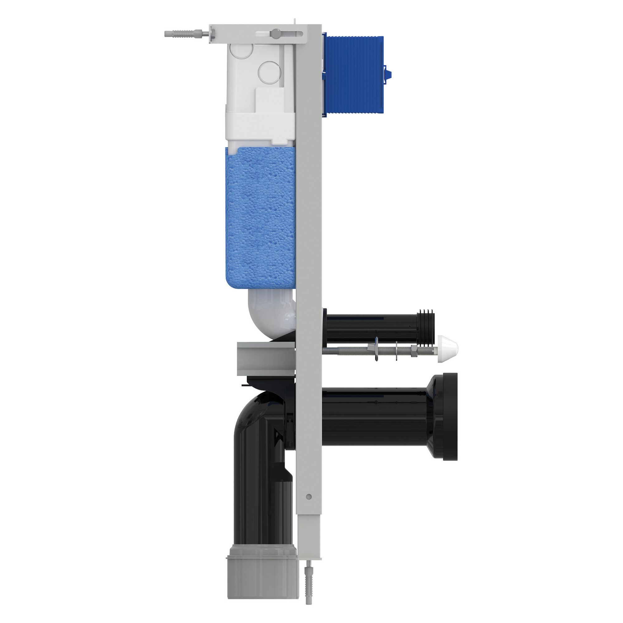 Ideal Standard ProSys pneumatic Concealed Wall & floor mounted Water-saving Toilet Frame & concealed cistern (H)82cm - 3