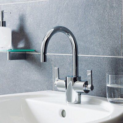 Ideal Standard Silver Chrome effect Basin Mono mixer Tap