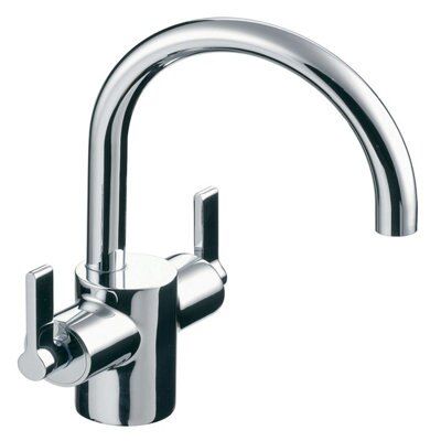 Ideal Standard Silver Chrome effect Basin Mono mixer Tap