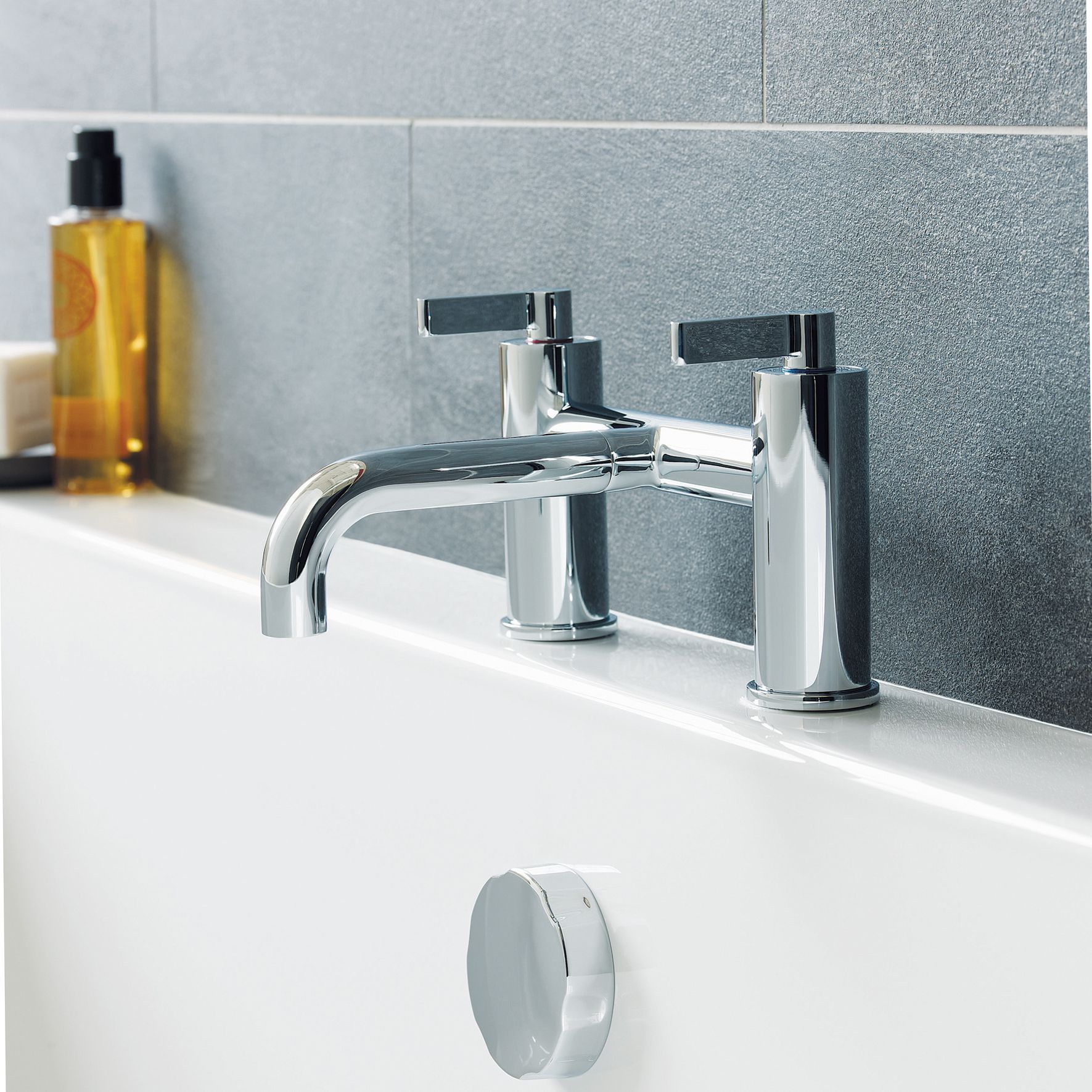 Ideal Standard Silver Chrome effect Bath Filler Tap
