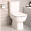 Ideal Standard Studio echo Contemporary Standard Close-coupled Boxed rim Standard Toilet set with Soft close seat