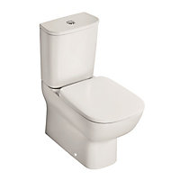 Ideal Standard Studio echo White Short projection Close-coupled Toilet set with Soft close seat