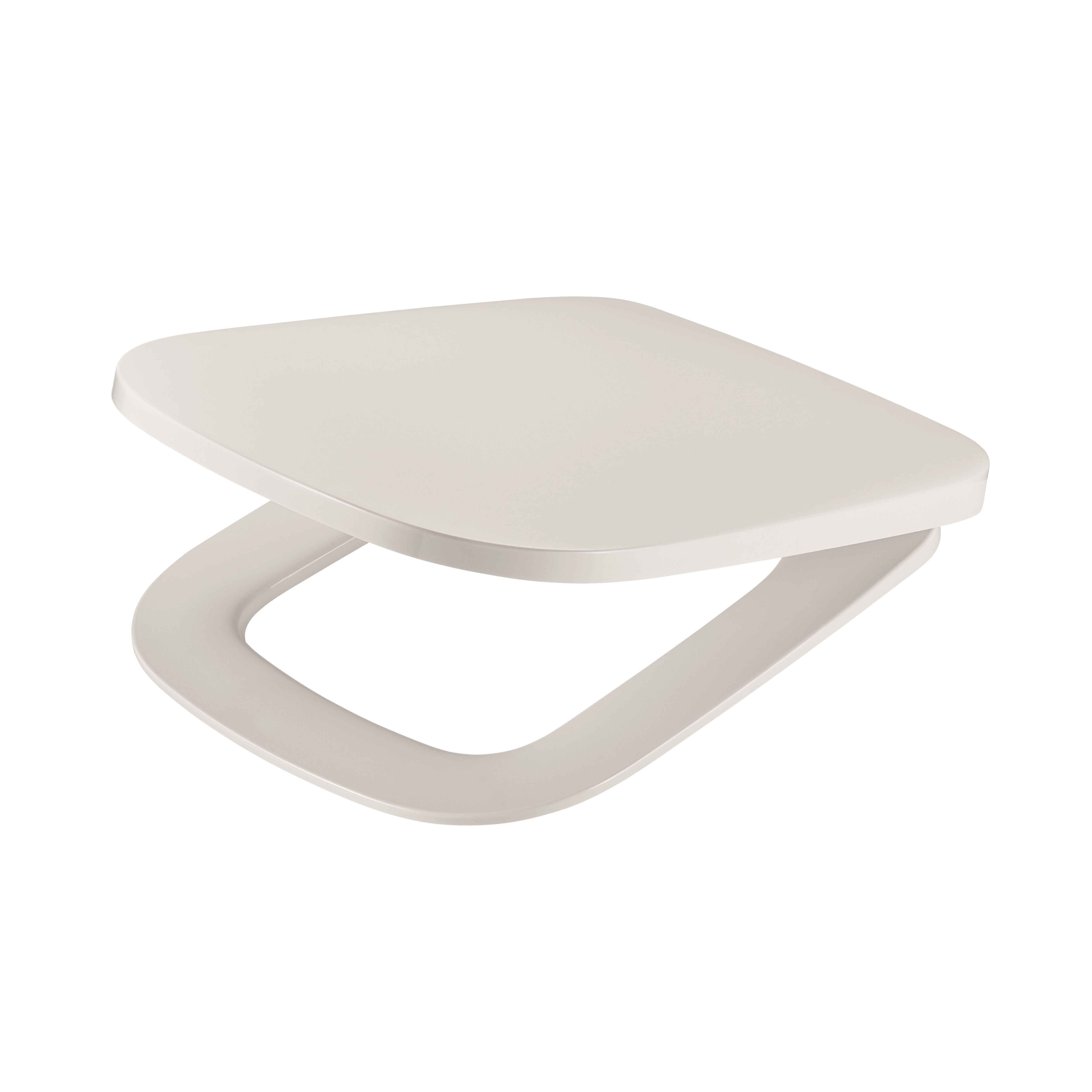 Ideal Standard Studio echo White Soft close Toilet seat DIY at B&Q