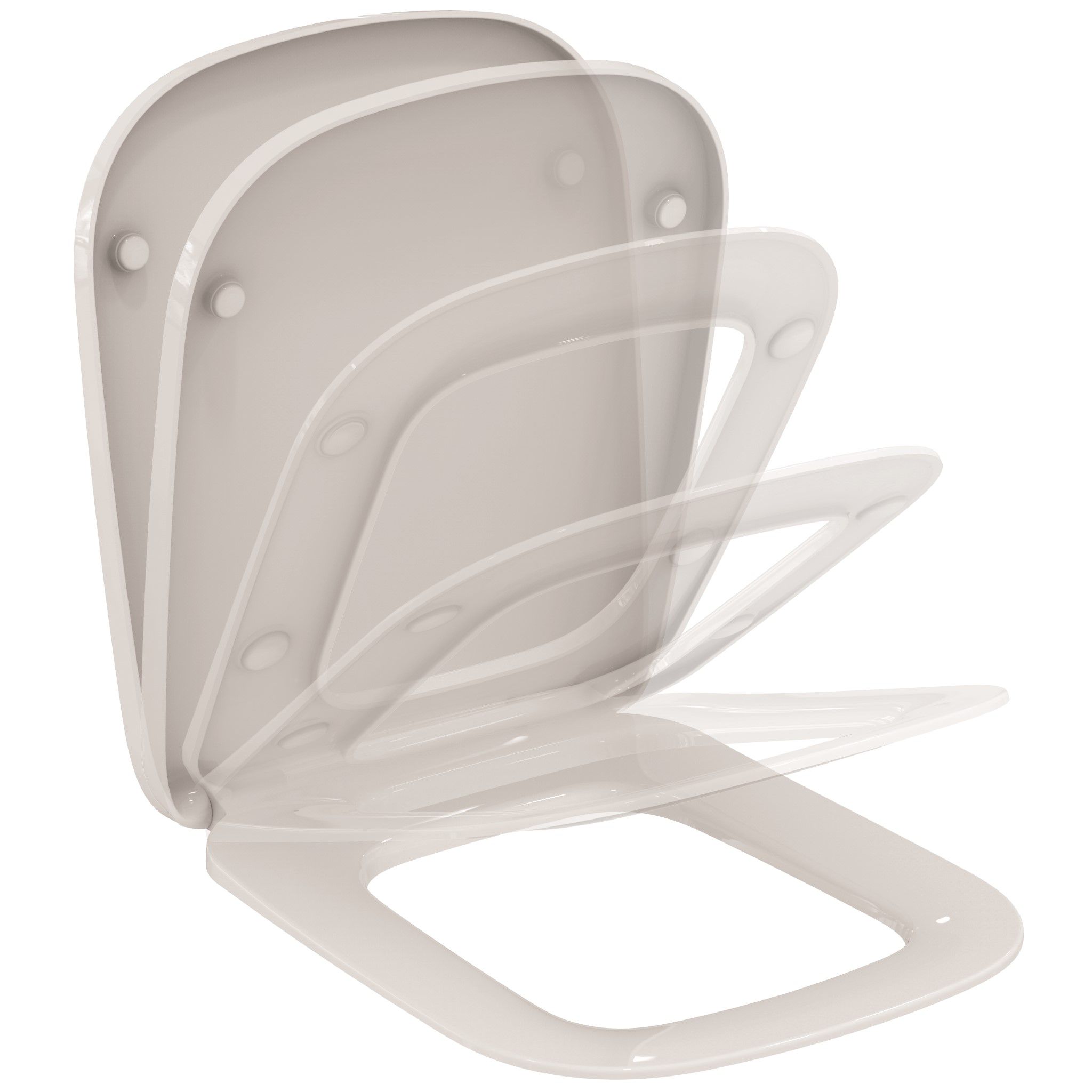 Ideal Standard Studio echo White Soft close Toilet seat