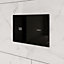 Ideal Standard Symfo NT1 electronic Wall-mounted Black Dual Flushing plate with No-touch activation (H)220mm (W)150mm