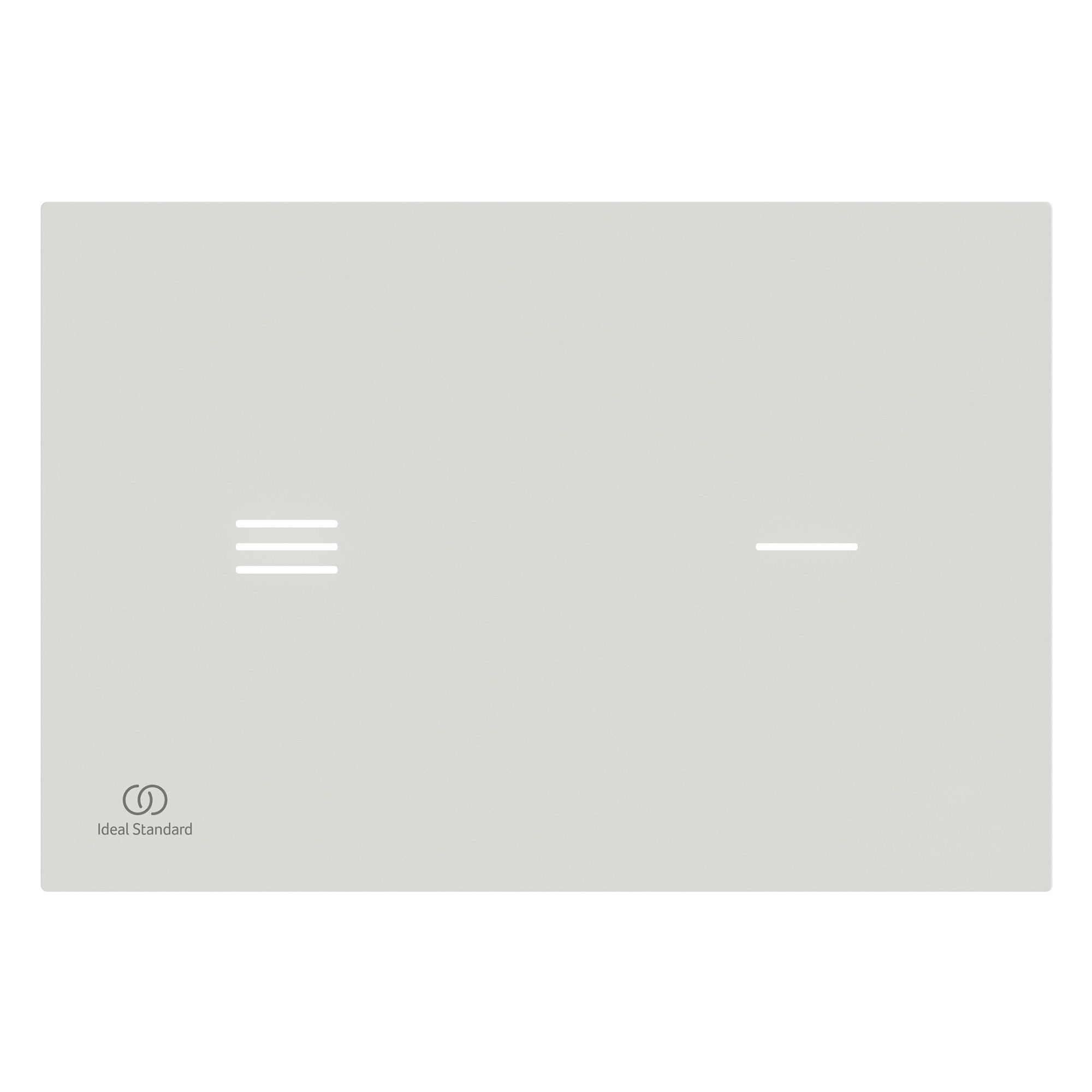 Ideal Standard Symfo NT1 electronic White Dual Flushing plate with No-touch activation (H)220mm (W)150mm