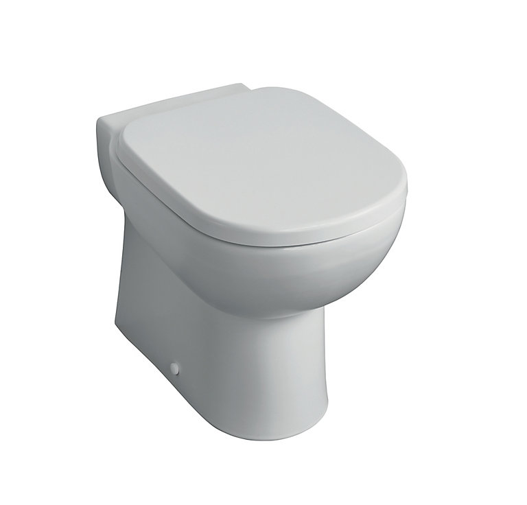 Ideal Standard Tempo Contemporary Back to wall Boxed rim Toilet set with Soft close seat DIY