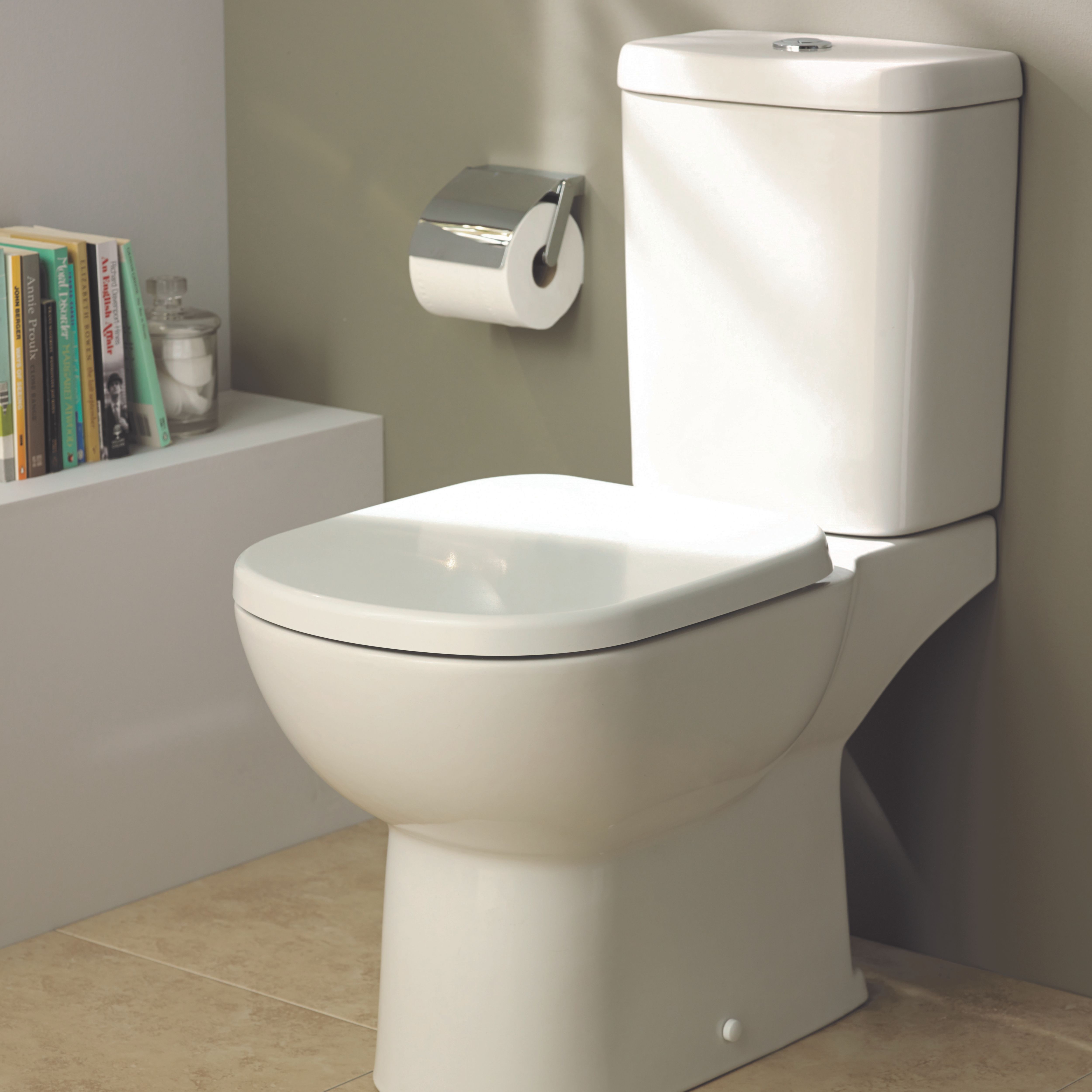 Ideal Standard Tempo Contemporary Close-coupled Boxed rim Toilet set ...