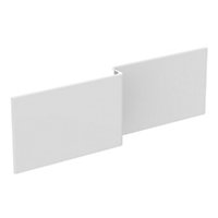 Ideal Standard Tempo cube Matt White Left or right-handed Rectangular Front Bath panel (H)51cm (W)169.5cm