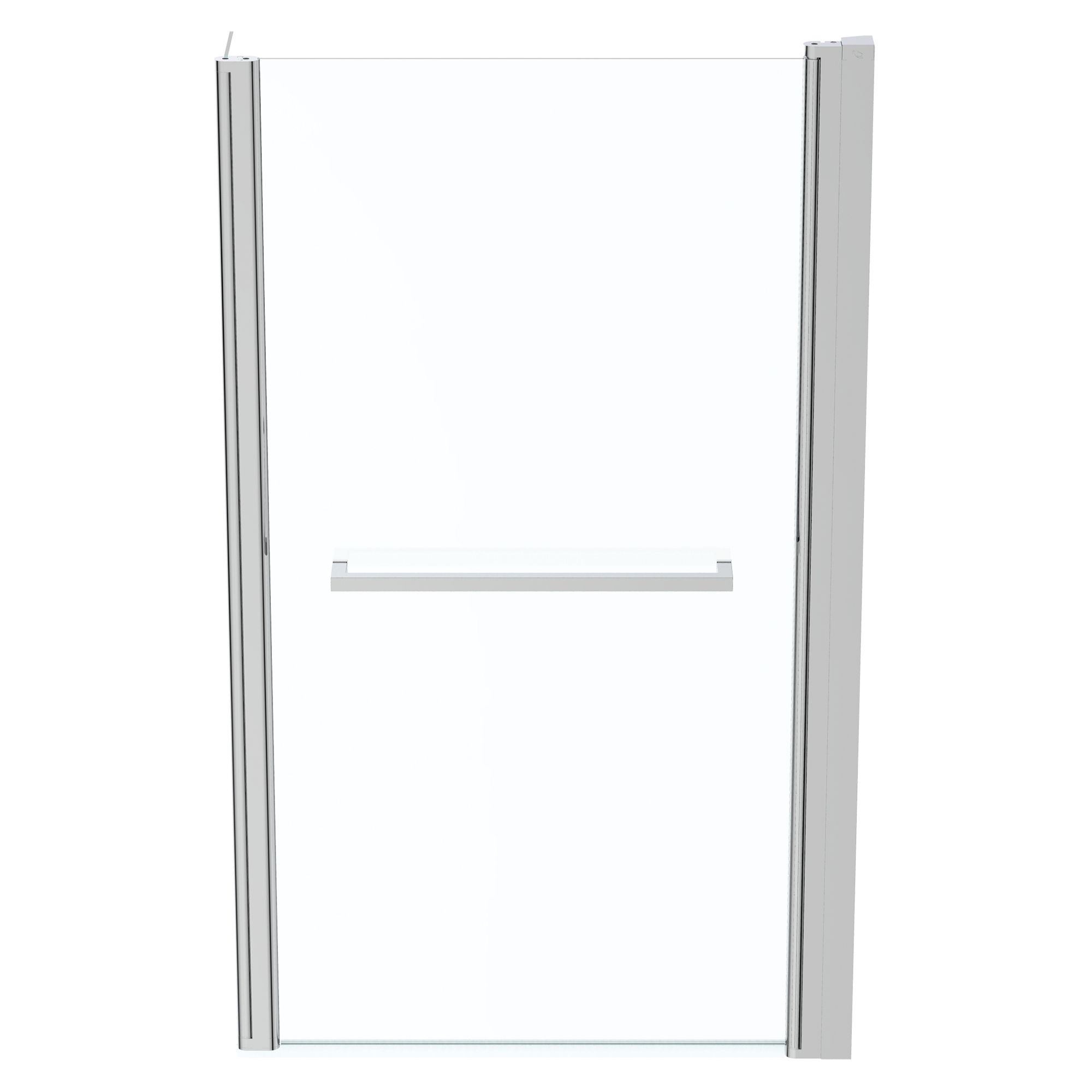 Ideal Standard Tempo Straight Bright Silver effect frame Bath screen (W) 830mm (H) 1405mm