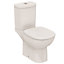 Ideal Standard Tempo White Close-coupled Toilet set with Soft close seat