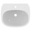 Ideal Standard Tesi Gloss White Oval Floor-mounted Full pedestal Basin (H)83cm (W)55cm