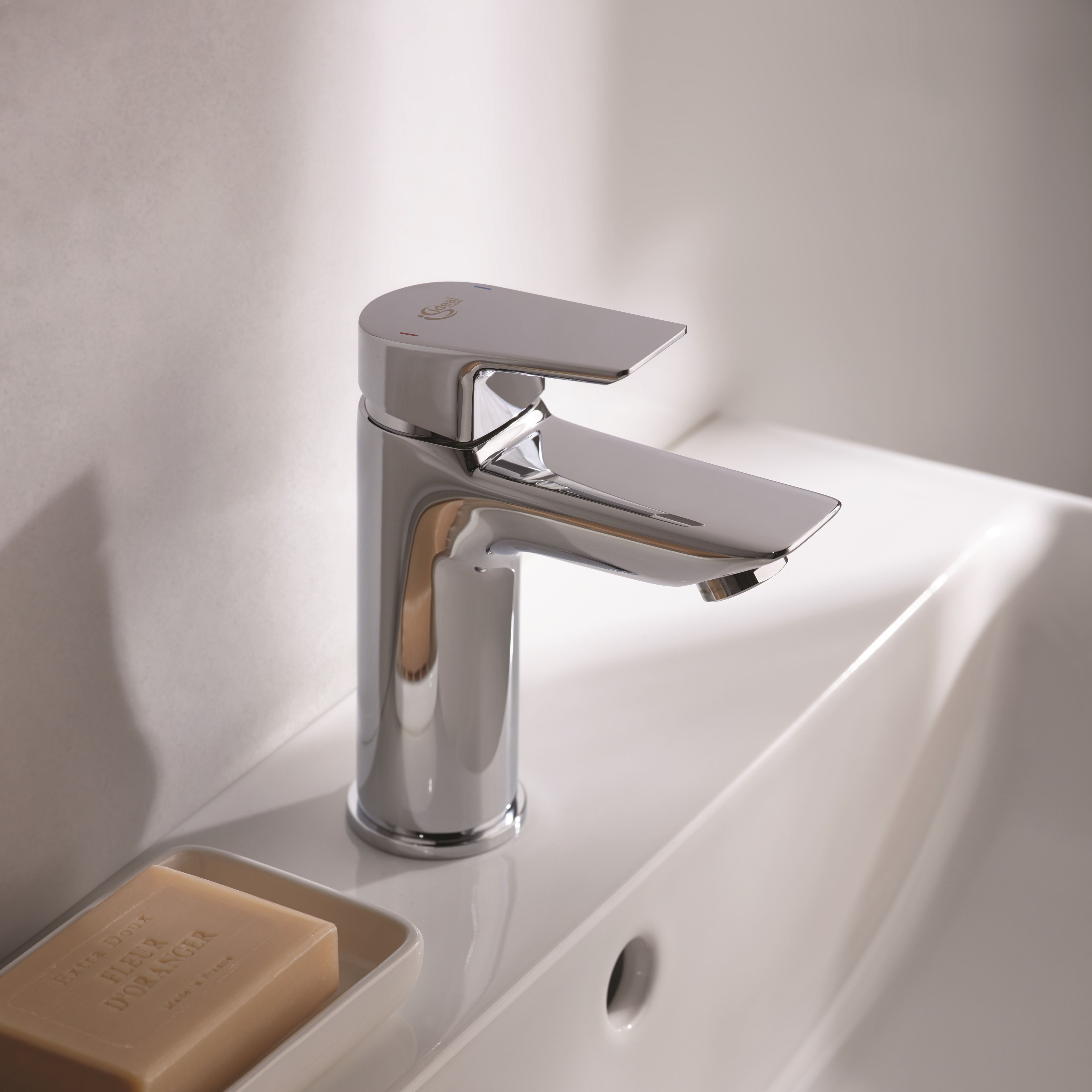 Ideal Standard Tesi Standard Chrome effect Manual Deck Mono mixer Tap