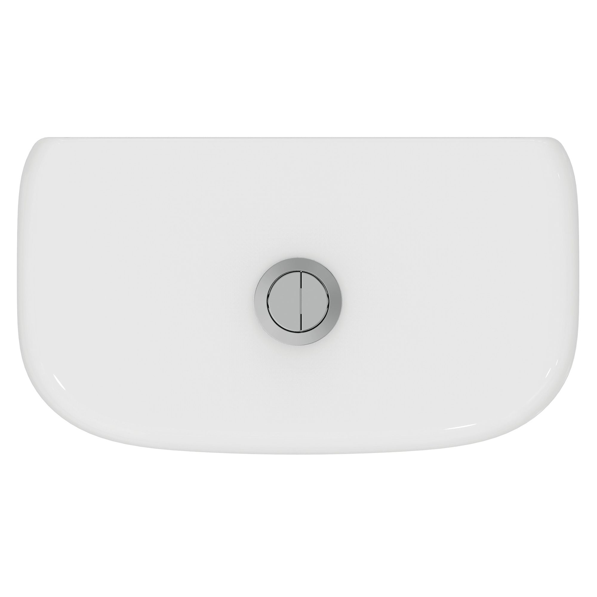 Ideal Standard Tesi White Rimless Slim Oval Back to wall Toilet set with Soft close seat & Close coupled cistern