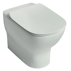 Ideal Standard Tesi White Slim Back to wall Toilet & cistern with Soft close seat