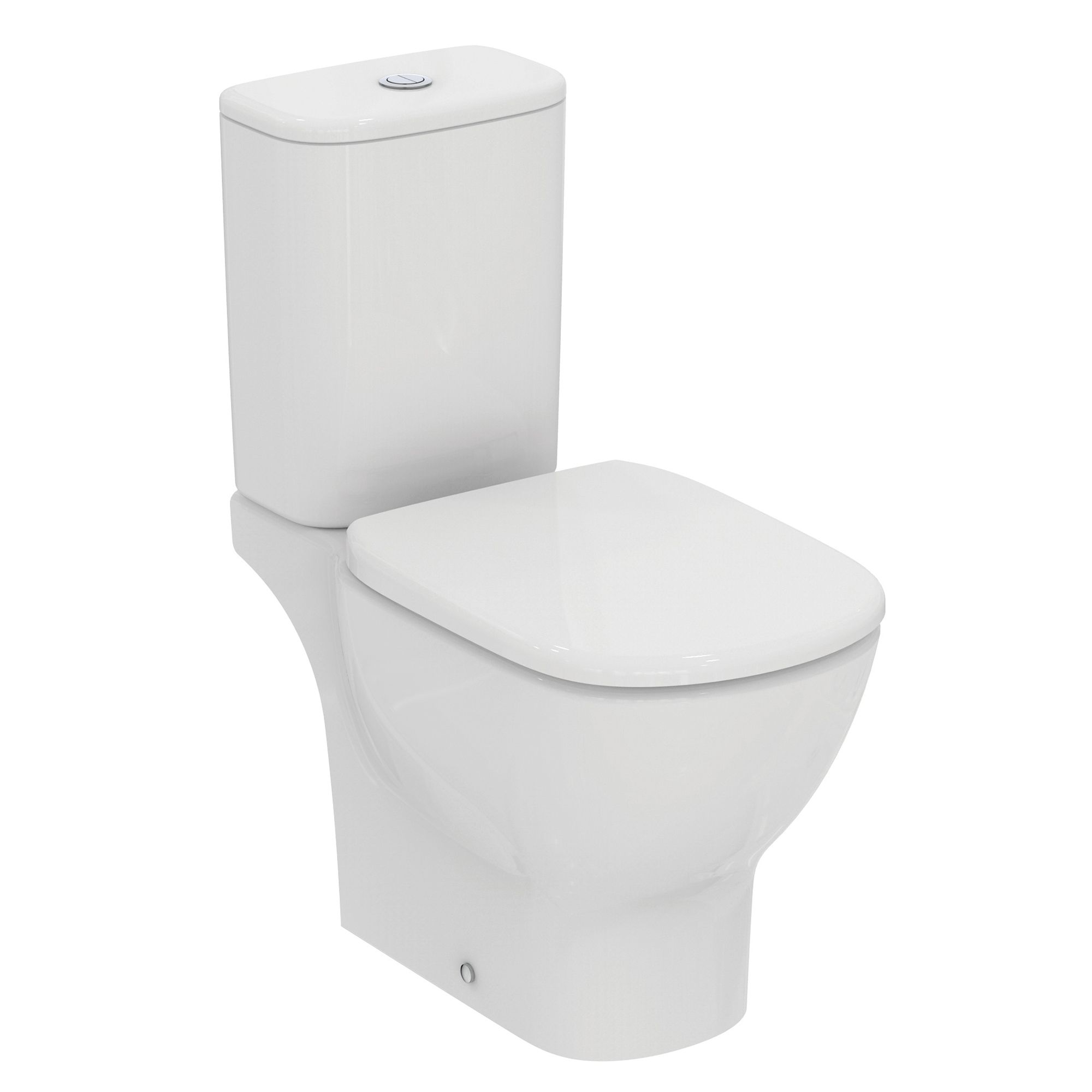 Ideal Standard Tesi White Slim Closecoupled Toilet set with Soft close