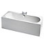 Ideal Standard Tesi White Square Bath Acrylic Rectangular Double ended Bath (L)1695mm (W)695mm