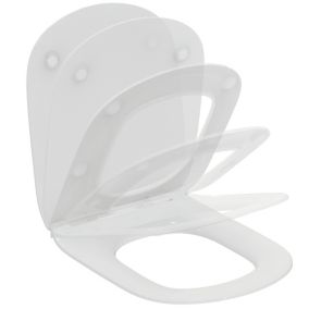 Ideal Standard Tesi White Top fix Soft close Toilet seat