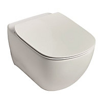 Ideal Standard Tesi White Wall hung Toilet & cistern with Soft close seat