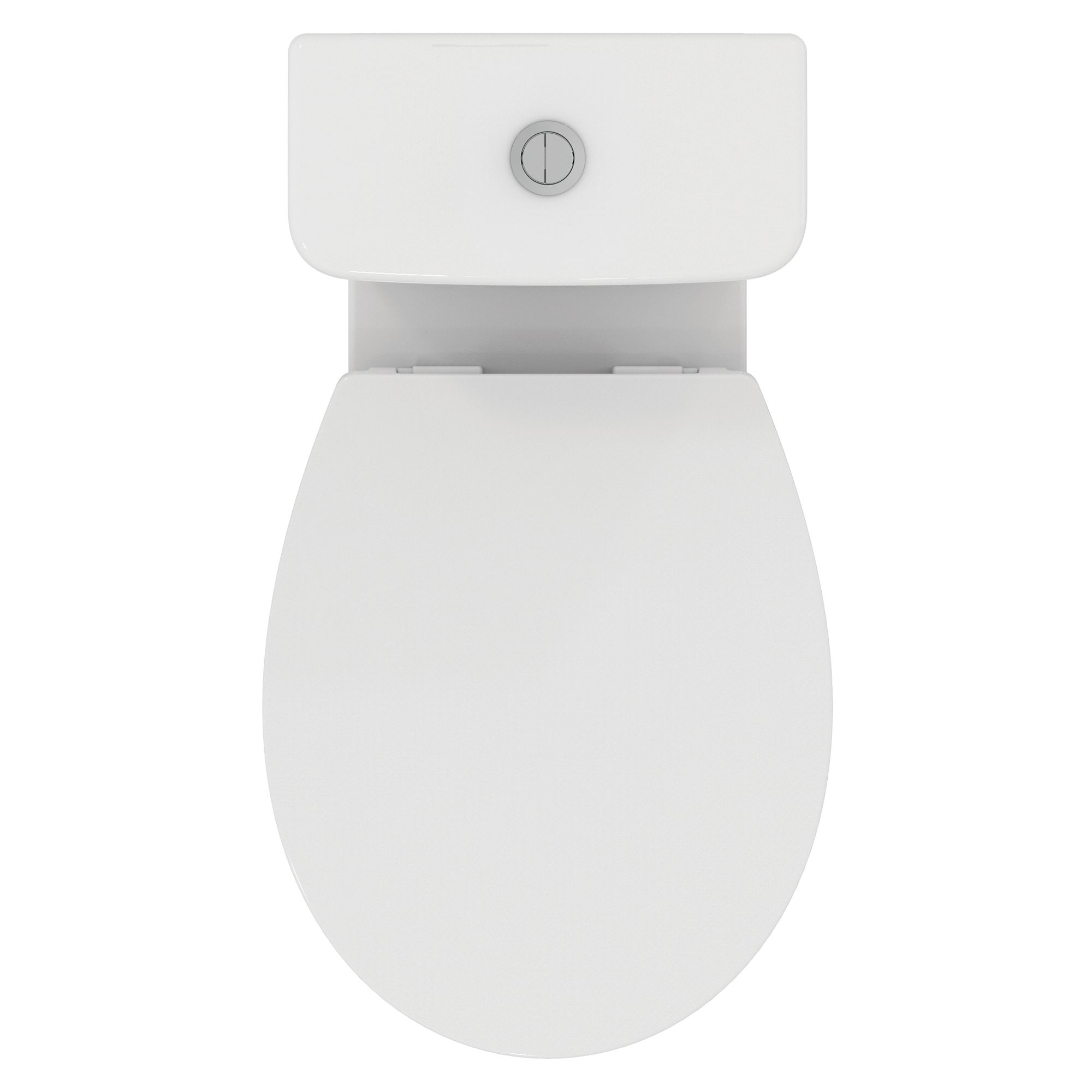 Ideal Standard Tirso White Standard Close-coupled Round Toilet set with Soft close seat & Close coupled cistern - 4