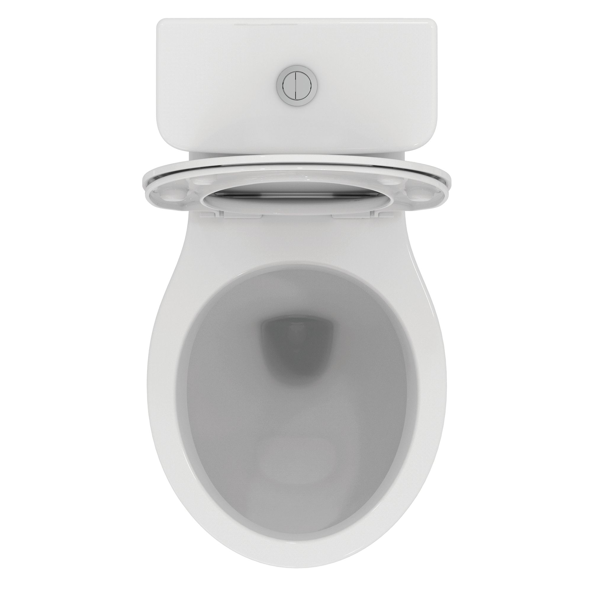 Ideal Standard Tirso White Standard Close-coupled Round Toilet set with Soft close seat & Close coupled cistern - 6
