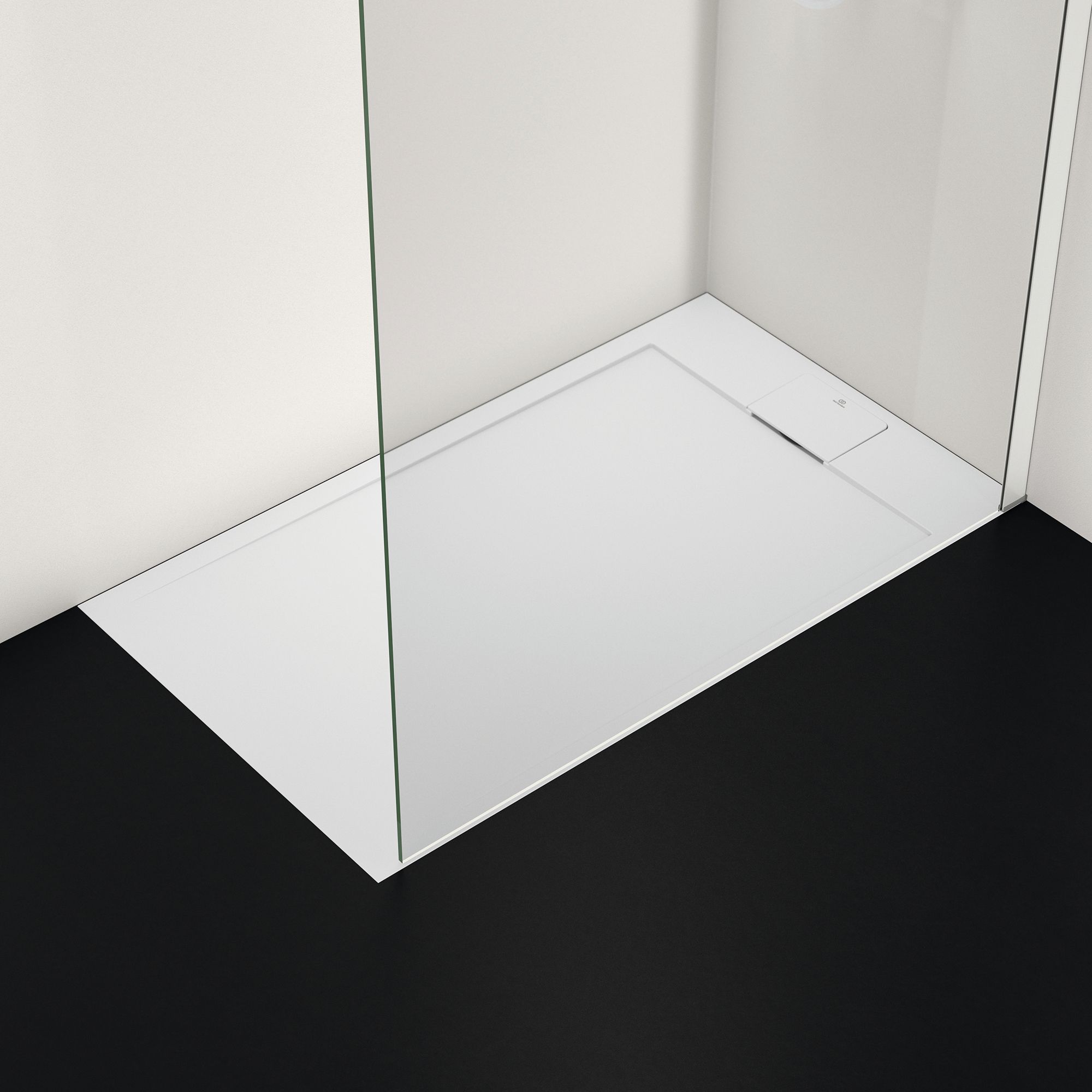 Ideal Standard Ultraflat S i.life Matt Pure White Rectangular Universal Shower tray (L)1200mm (W)700mm (H) 30mm