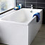 Ideal Standard Unilux Matt White Left or right-handed Rectangular End Bath panel (H)51cm (W)70cm