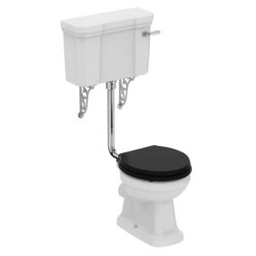 Ideal Standard Waverley Low Level White Standard High-low Toilet & cistern with Standard close seat