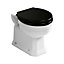 Ideal Standard Waverley Traditional Back to wall Boxed rim Toilet set with Standard close seat