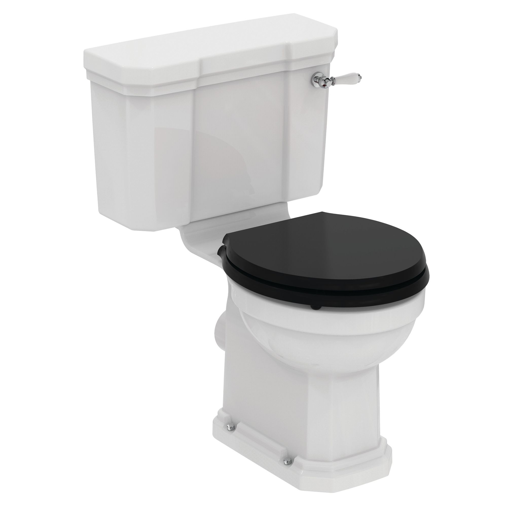 Ideal Standard Waverley White Standard Close-coupled Toilet & cistern with Standard close seat