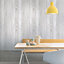 Ideco Home Ideco home Grey Wood effect Smooth Wallpaper