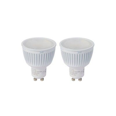 iDual 410lm Reflector spot LED Dimmable Light bulb, Pack of 2