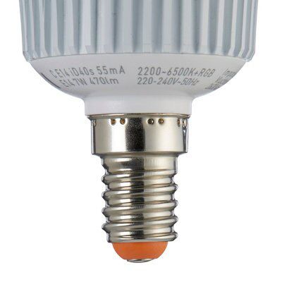 iDual 470lm Candle LED Dimmable Light bulb, Pack of 2