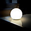 iDual Dahlia White LED Table lamp with remote