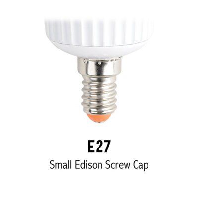 iDual E14 470lm 150° GLS LED Dimmable Light bulb, Pack of 2