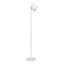 iDual Jasmine Gloss White LED Floor lamp with remote