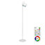 iDual Jasmine Gloss White LED Floor lamp with remote