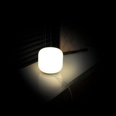 iDual Thyme White Table lamp with remote