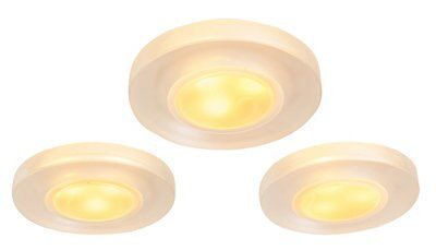 iDual White Non-adjustable LED Cool white, RGB & warm white Downlight 7.5W IP44 of 3