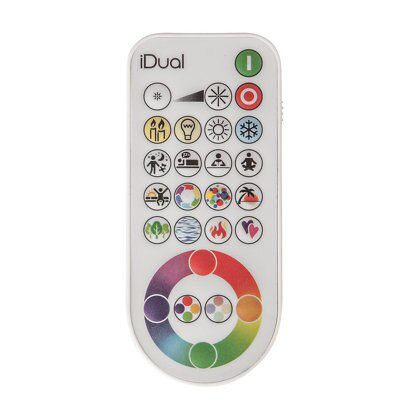 iDual White Non-adjustable LED RGB Downlight 7.5W IP65