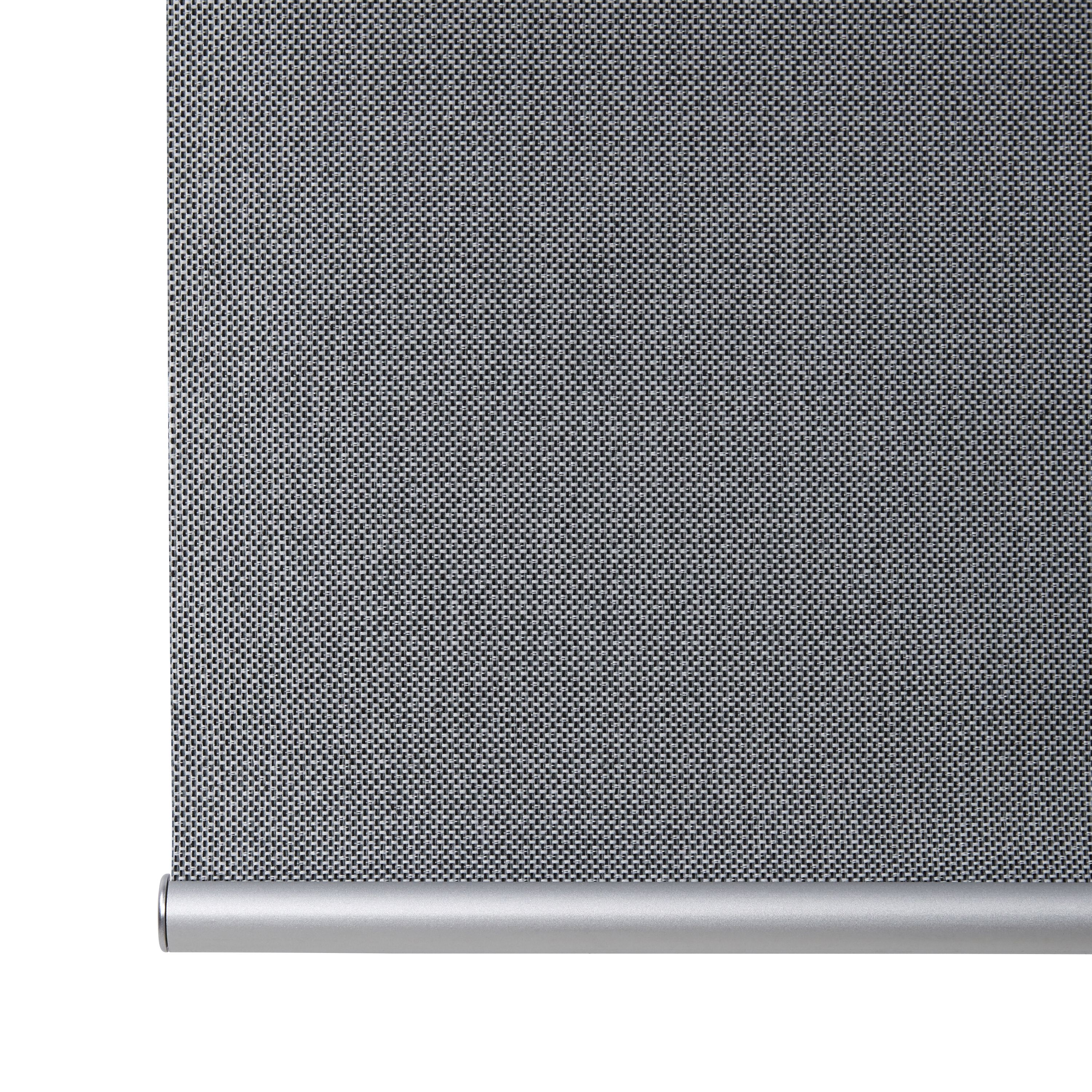 Iggy Corded Grey Plain Daylight Roller Blind (W)180cm (L)180cm