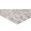 Ikarai Beige Matt Marble effect Flat Natural stone Mosaic tile sheet, (L)300mm (W)300mm